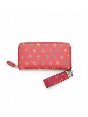 Dooney Rainbow Zipper Long Wallet